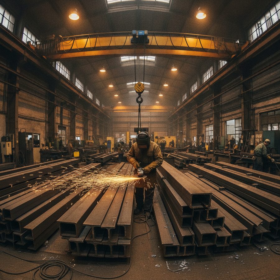 Inside the Hamilton Metal Fabrication fabrication shop